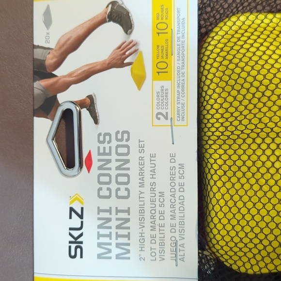Sklz Mini Cones High Visibility Marker Set Implus Footcare New In Package Red - Picture 2 of 7